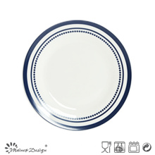 26.5cm Porcelain Dinner Plate with Decal Pop Style Design